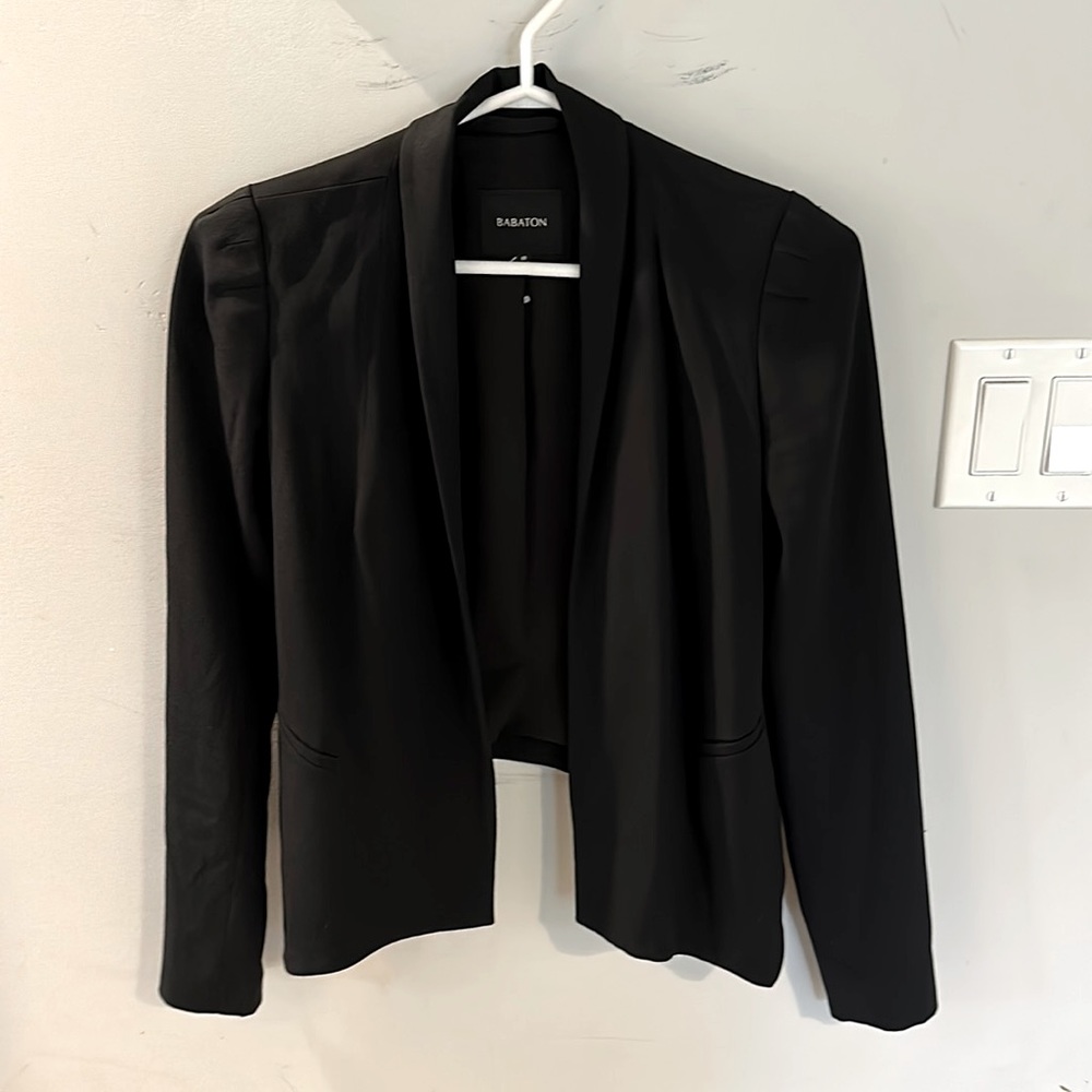 Babaton size 00 blazer black aritzia